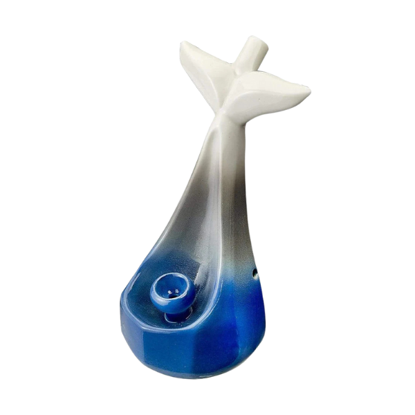 Ceramic Special Dry Hand Pipe / Dolphin Tale